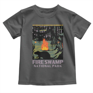 Fire Swamp National Park Toddler T Shirt Inconceivable Fantasy Adventure TS02 Dark Heather Print Your Wear
