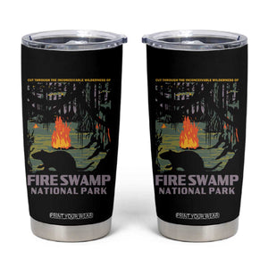 Fire Swamp National Park Tumbler Cup Inconceivable Fantasy Adventure TS02 Black Print Your Wear