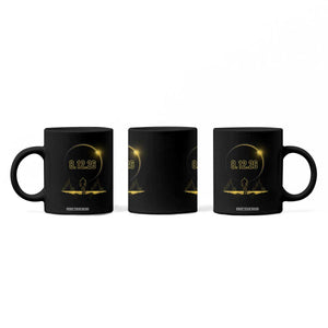 Bigfoot August 12 2026 Total Solar Eclipse Coffee Mug Totality Sasquatch Cryptid Stargazer Memorabilia TS02 Print Your Wear