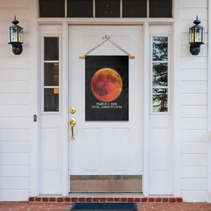 Blood Moon Total Lunar Eclipse March 3 2026 Garden Flag Blood Moon Astronomy Souvenir Graphic TS02 Print Your Wear