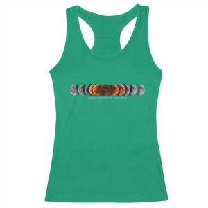 Total Eclipse of the Moon Phases Racerback Tank Top Blood Moon Space Astronomy Celestial Graphic TS02 Irish Green Print Your Wear
