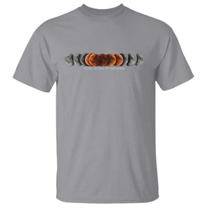 Total Eclipse of the Moon Phases T Shirt Blood Moon Space Astronomy Celestial Graphic TS02 Sport Gray Print Your Wear