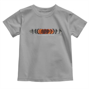 Total Eclipse of the Moon Phases Toddler T Shirt Blood Moon Space Astronomy Celestial Graphic TS02 Sport Gray Print Your Wear