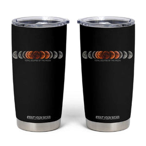 Total Eclipse of the Moon Phases Tumbler Cup Blood Moon Space Astronomy Celestial Graphic TS02 Black Print Your Wear
