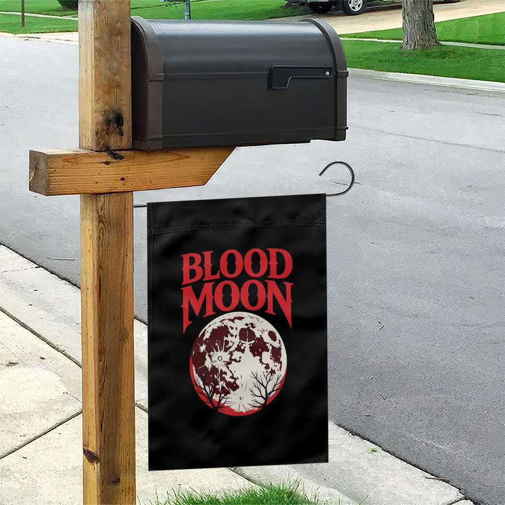 Retro Blood Moon Graphic Garden Flag Mystic Celestial Gothic Astronomy Art TS02 Print Your Wear