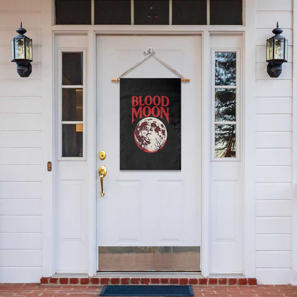 Retro Blood Moon Graphic Garden Flag Mystic Celestial Gothic Astronomy Art TS02 Print Your Wear