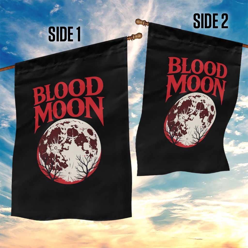 Retro Blood Moon Graphic Garden Flag Mystic Celestial Gothic Astronomy Art TS02 Print Your Wear