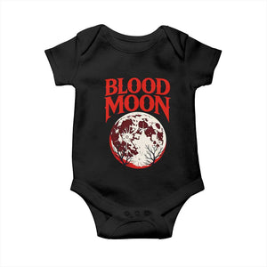 Retro Blood Moon Graphic Baby Onesie Mystic Celestial Gothic Astronomy Art TS02 Black Print Your Wear
