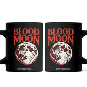 Retro Blood Moon Graphic Coffee Mug Mystic Celestial Gothic Astronomy Art TS02 Black Print Your Wear