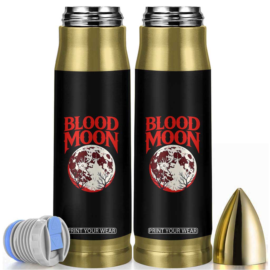 Retro Blood Moon Graphic Bullet Tumbler Mystic Celestial Gothic Astronomy Art TS02 Black Print Your Wear