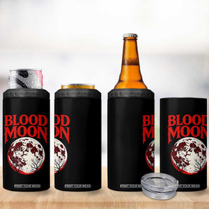 Retro Blood Moon Graphic 4 in 1 Can Cooler Tumbler Mystic Celestial Gothic Astronomy Art TS02 Print Your Wear