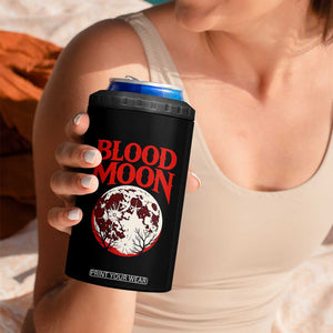Retro Blood Moon Graphic 4 in 1 Can Cooler Tumbler Mystic Celestial Gothic Astronomy Art TS02 Print Your Wear