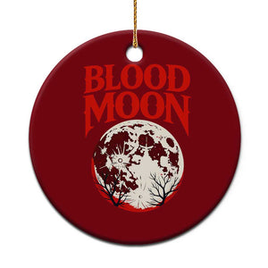 Retro Blood Moon Graphic Ceramic Ornament Mystic Celestial Gothic Astronomy Art TS02 1pc Red Print Your Wear