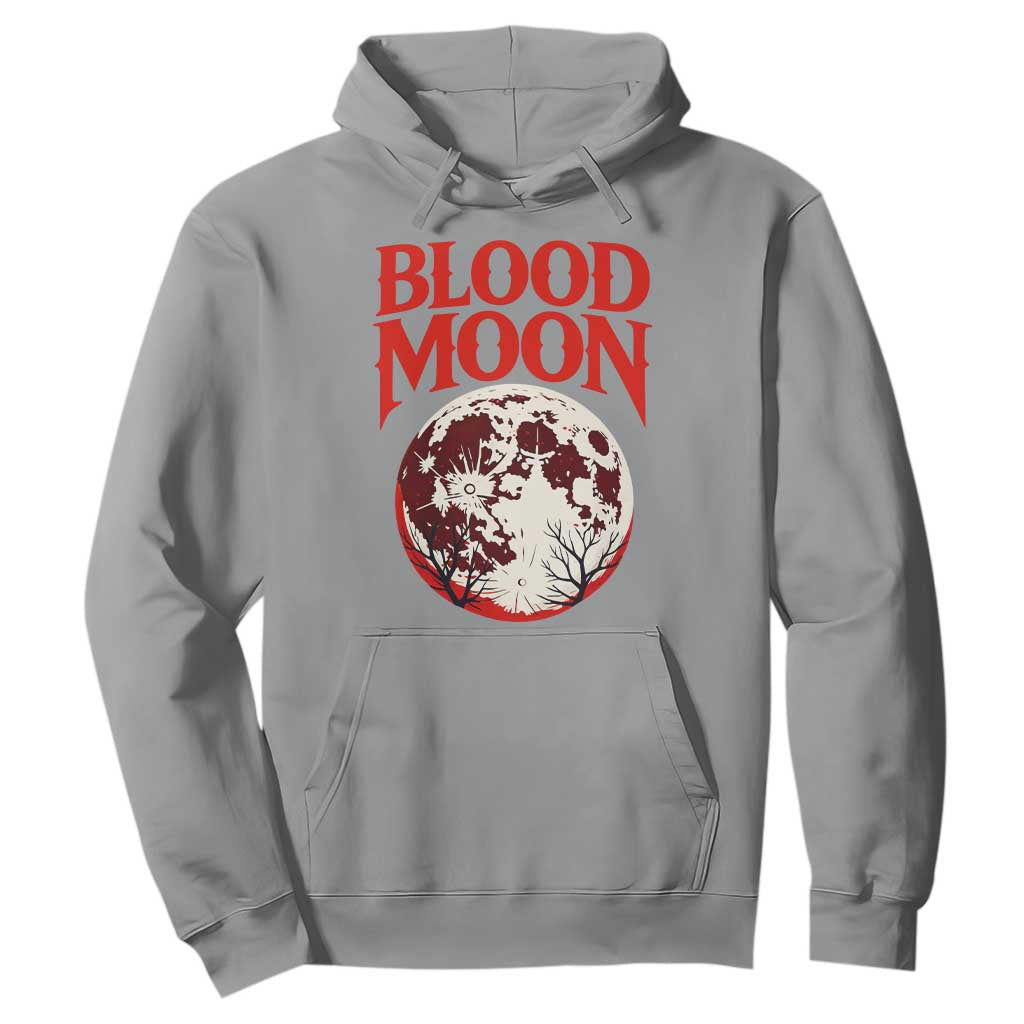 Retro Blood Moon Graphic Hoodie Mystic Celestial Gothic Astronomy Art TS02 Sport Gray Print Your Wear