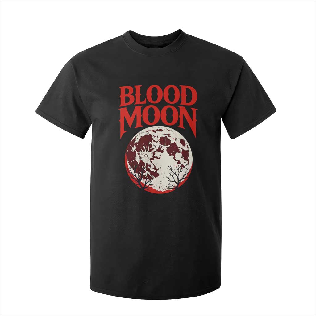 Retro Blood Moon Graphic T Shirt For Kid Mystic Celestial Gothic Astronomy Art TS02 Black Print Your Wear
