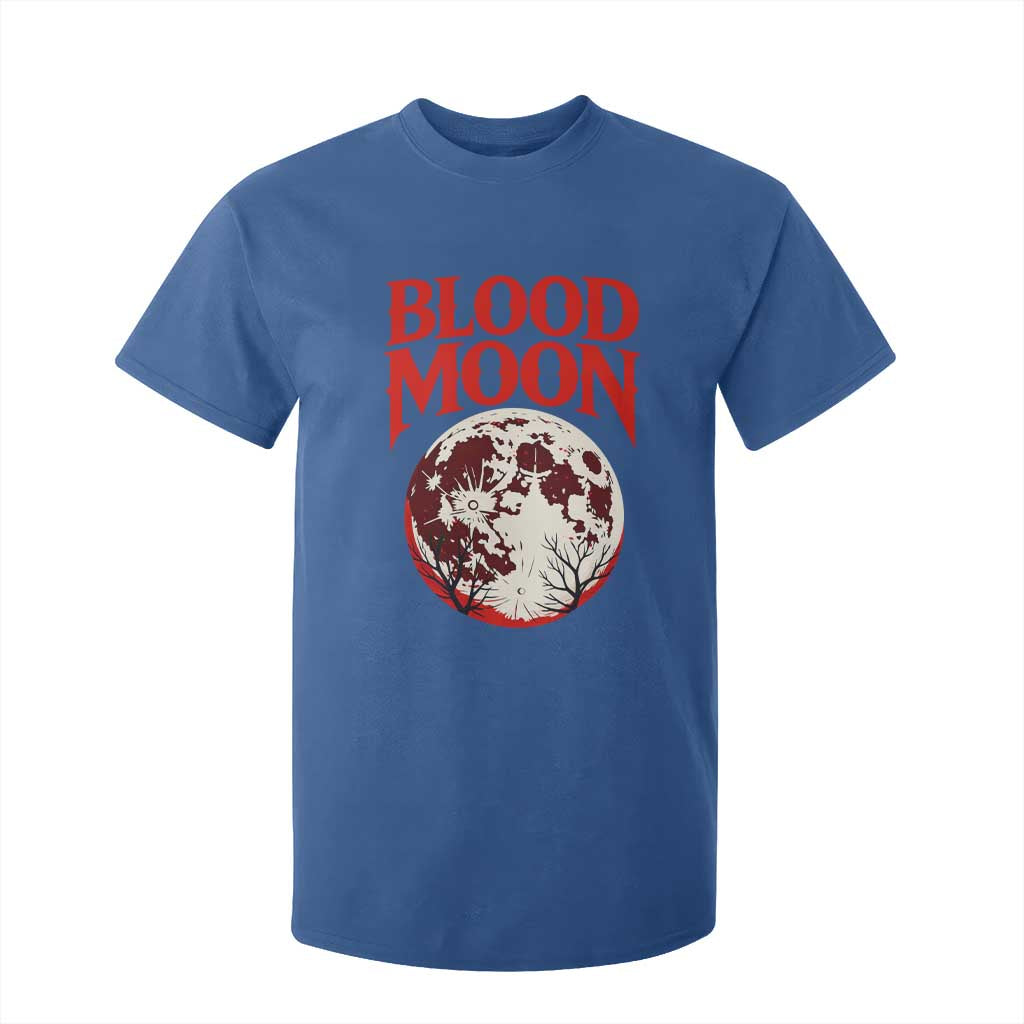 Retro Blood Moon Graphic T Shirt For Kid Mystic Celestial Gothic Astronomy Art TS02 Royal Blue Print Your Wear