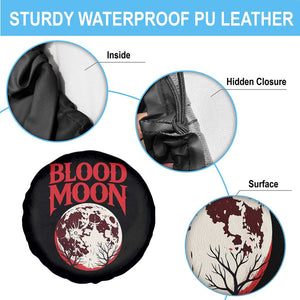 Retro Blood Moon Graphic Spare Tire Cover Mystic Celestial Gothic Astronomy Art TS02 Print Your Wear