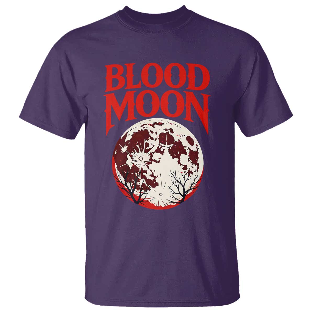 Retro Blood Moon Graphic T Shirt Mystic Celestial Gothic Astronomy Art TS02 Purple Print Your Wear