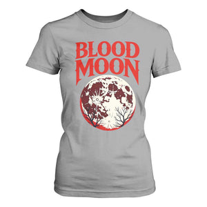 Retro Blood Moon Graphic T Shirt For Women Mystic Celestial Gothic Astronomy Art TS02 Sport Gray Print Your Wear