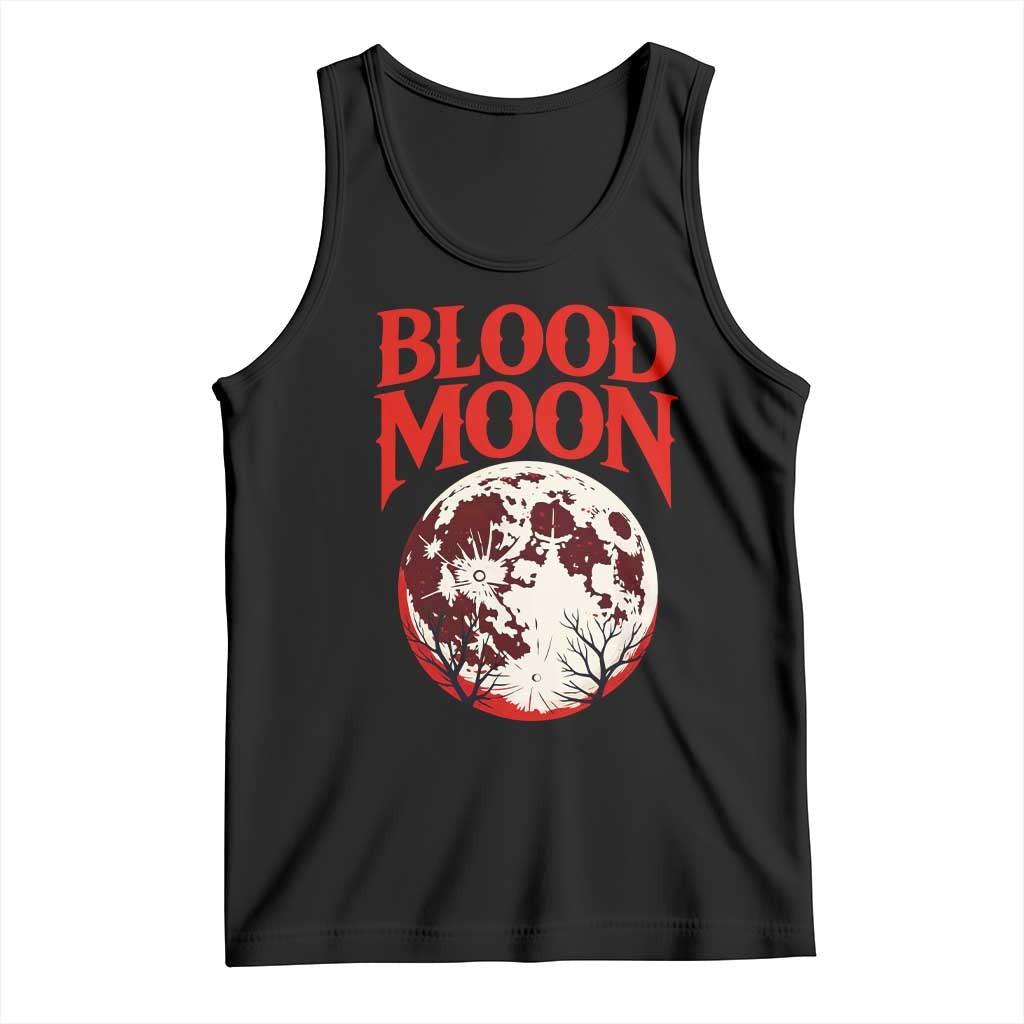 Retro Blood Moon Graphic Tank Top Mystic Celestial Gothic Astronomy Art TS02 Black Print Your Wear