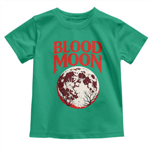 Retro Blood Moon Graphic Toddler T Shirt Mystic Celestial Gothic Astronomy Art TS02 Irish Green Print Your Wear