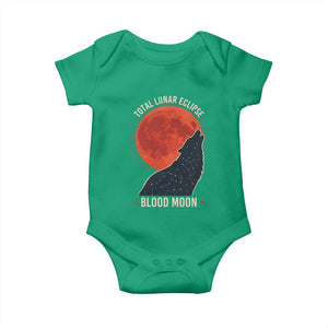 Total Lunar Eclipse March 3 2026 Baby Onesie Constellation Wolf Souvenir Graphic TS02 Irish Green Print Your Wear