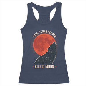 Total Lunar Eclipse March 3 2026 Racerback Tank Top Constellation Wolf Souvenir Graphic TS02 Navy Print Your Wear