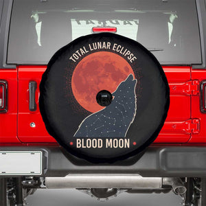 Total Lunar Eclipse March 3 2026 Spare Tire Cover Constellation Wolf Souvenir Graphic TS02 Black Print Your Wear