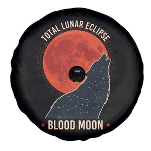 Total Lunar Eclipse March 3 2026 Spare Tire Cover Constellation Wolf Souvenir Graphic TS02 Print Your Wear