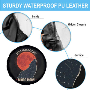 Total Lunar Eclipse March 3 2026 Spare Tire Cover Constellation Wolf Souvenir Graphic TS02 Print Your Wear