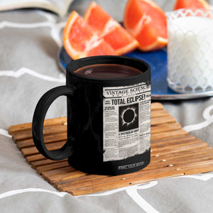 Retro Vintage Science Magazine Total Solar Eclipse 2024 Coffee Mug Historic Totality Astronomy Geek Memorabilia TS02 Print Your Wear