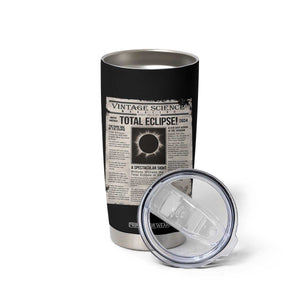 Retro Vintage Science Magazine Total Solar Eclipse 2024 Tumbler Cup Historic Totality Astronomy Geek Memorabilia TS02 Print Your Wear