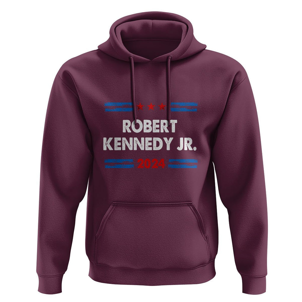 Robert Kennedy Jr. for President 2024 Hoodie RFK JR TS02 Maroon Print Your Wear