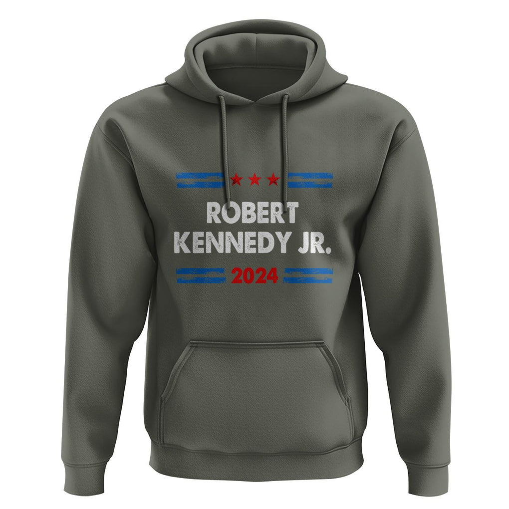 Robert Kennedy Jr. for President 2024 Hoodie RFK JR TS02 Military Green Print Your Wear