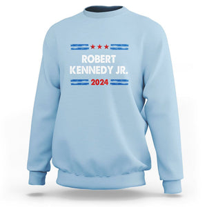 Robert Kennedy Jr. for President 2024 Sweatshirt RFK JR TS02 Light Blue Print Your Wear