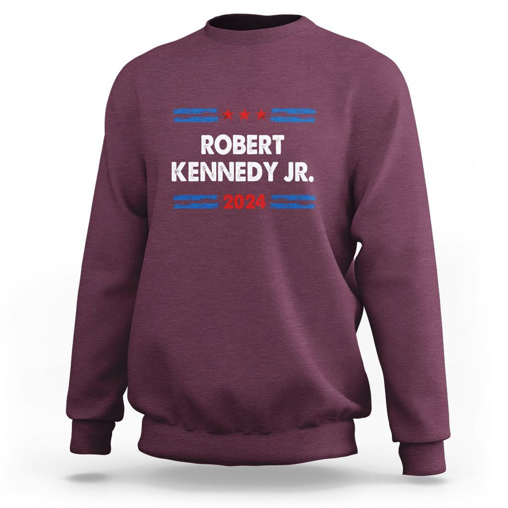 Robert Kennedy Jr. for President 2024 Sweatshirt RFK JR TS02 Maroon Print Your Wear