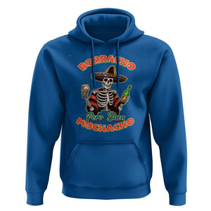 Funny Drinking Lover Spanish Hoodie Latino Borracho Pero Buen Muchacho TS02 Royal Blue Print Your Wear
