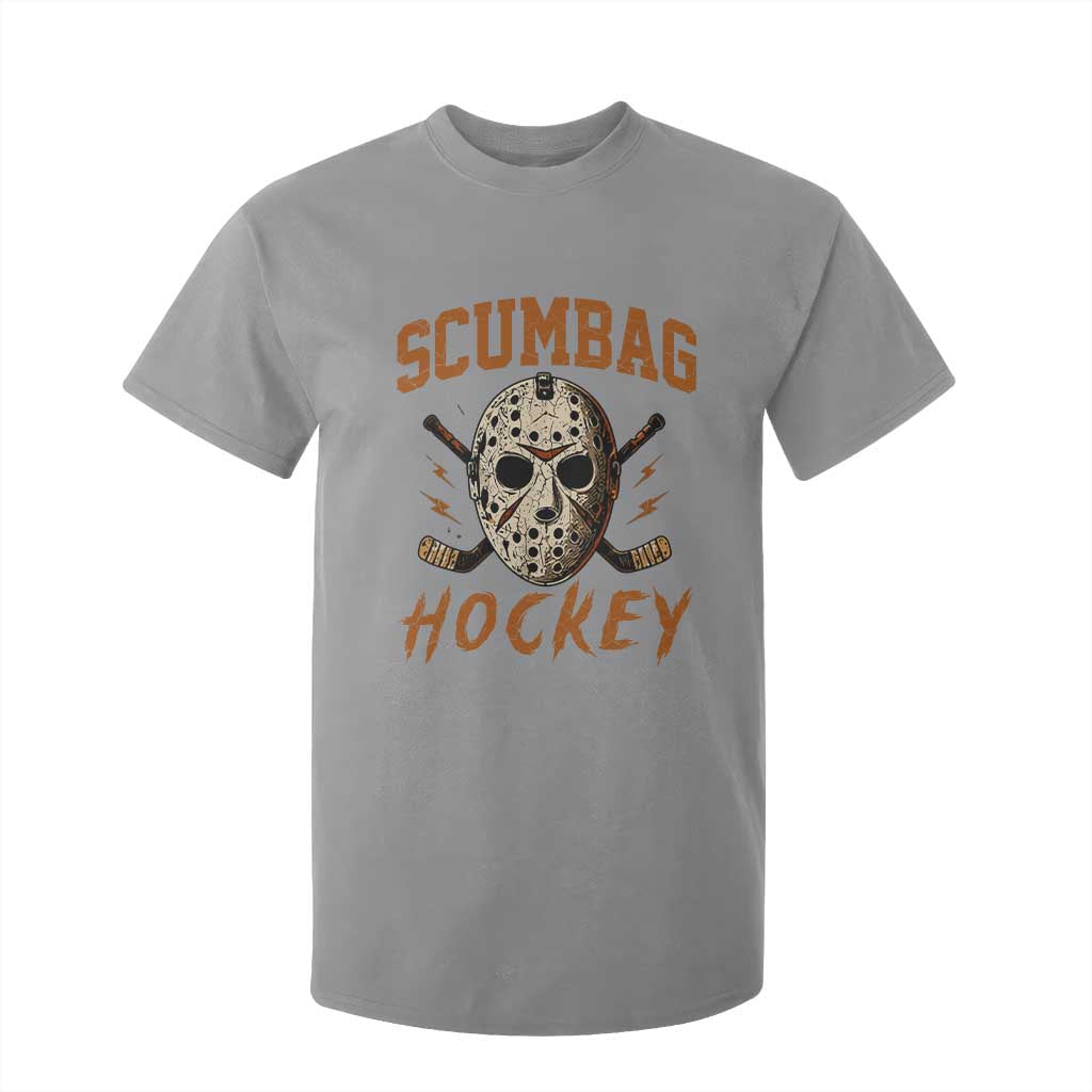 Scumbag Hockey Goalie Mask Distressed Sports Graphic T Shirt For Kid TS02 Sport Gray Print Your Wear