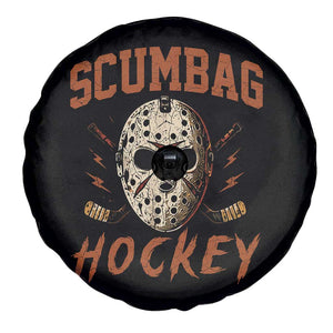 Scumbag Hockey Goalie Mask Distressed Sports Graphic Spare Tire Cover TS02 Print Your Wear