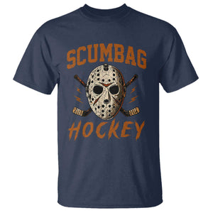 Scumbag Hockey Goalie Mask Distressed Sports Graphic T Shirt TS02 Navy Print Your Wear