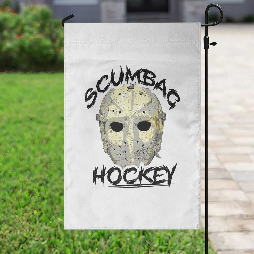Scumbag Hockey Goalie Mask Vintage Graphic Garden Flag TS02 Print Your Wear
