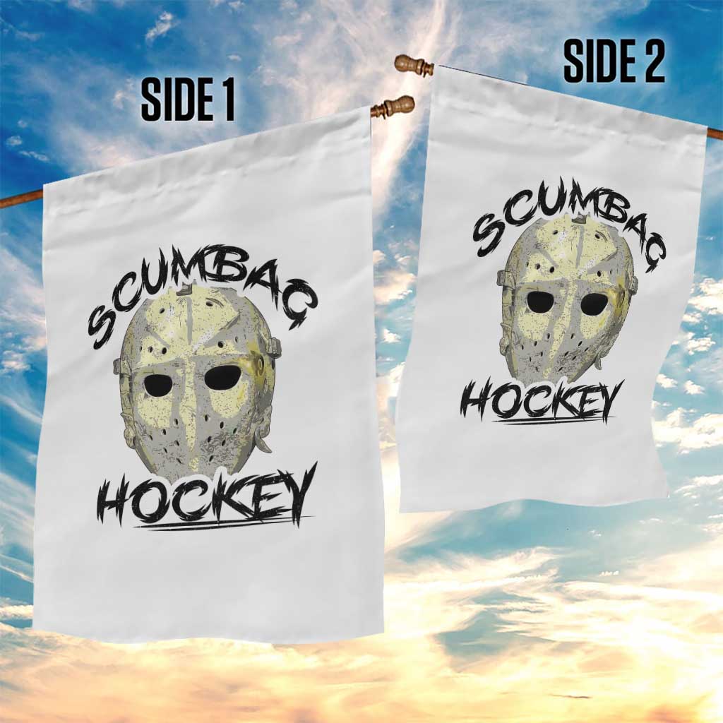 Scumbag Hockey Goalie Mask Vintage Graphic Garden Flag TS02 Print Your Wear