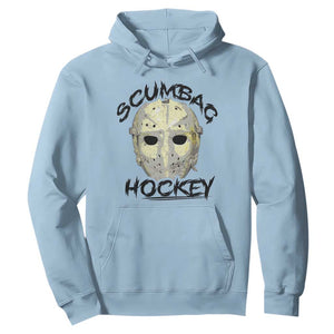 Scumbag Hockey Goalie Mask Vintage Graphic Hoodie TS02 Light Blue Print Your Wear