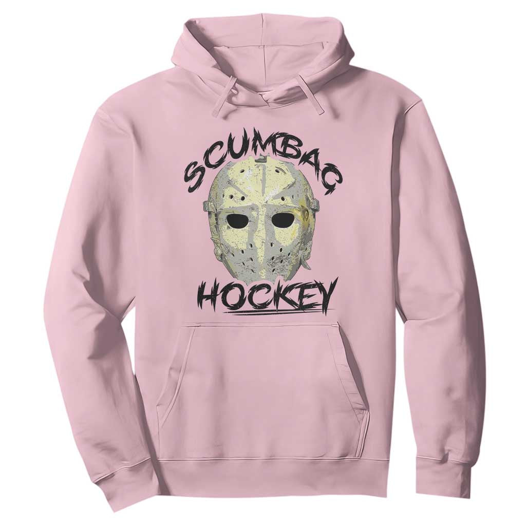 Scumbag Hockey Goalie Mask Vintage Graphic Hoodie TS02 Light Pink Print Your Wear