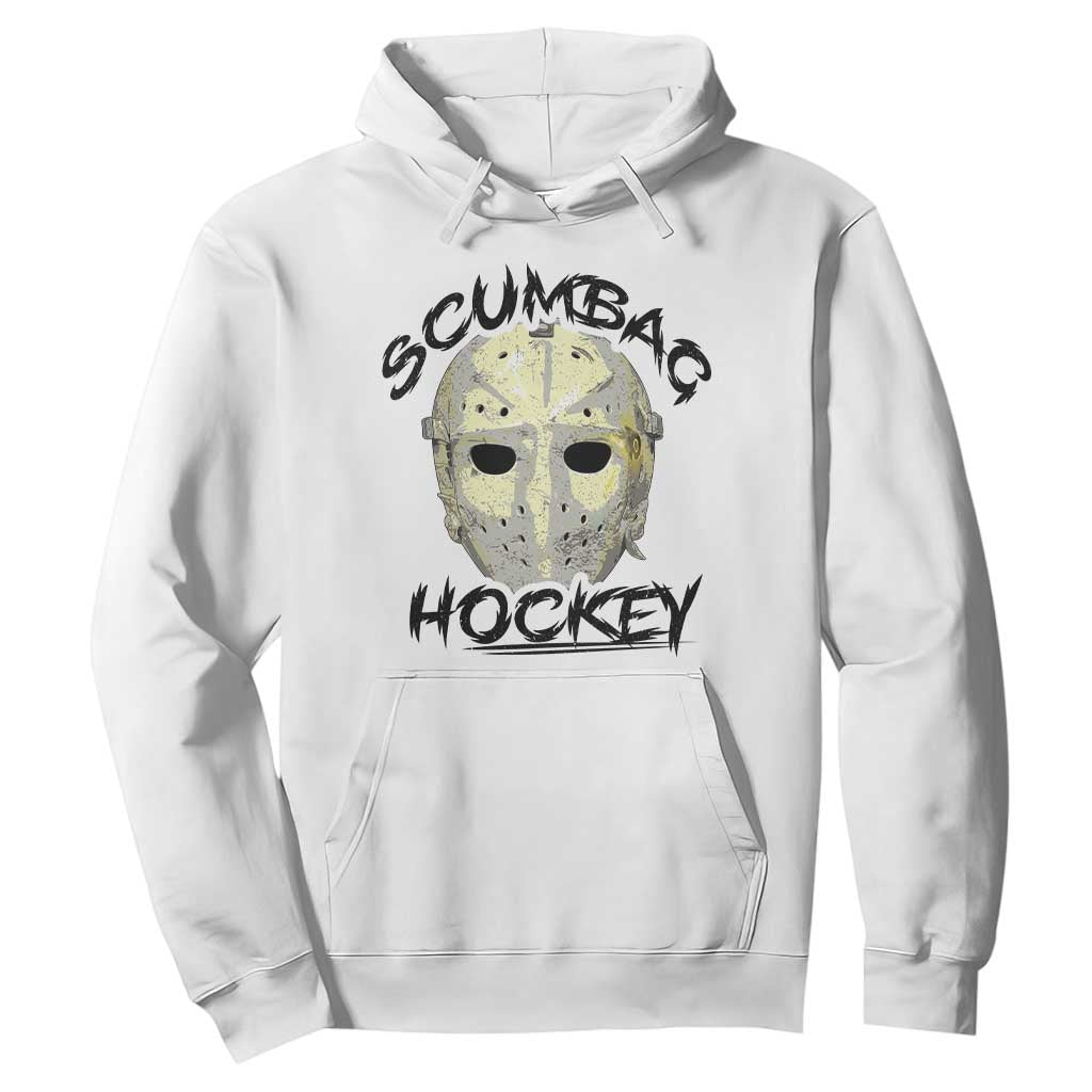 Scumbag Hockey Goalie Mask Vintage Graphic Hoodie TS02 White Print Your Wear