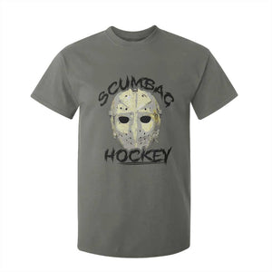 Scumbag Hockey Goalie Mask Vintage Graphic T Shirt For Kid TS02 Military Green Print Your Wear