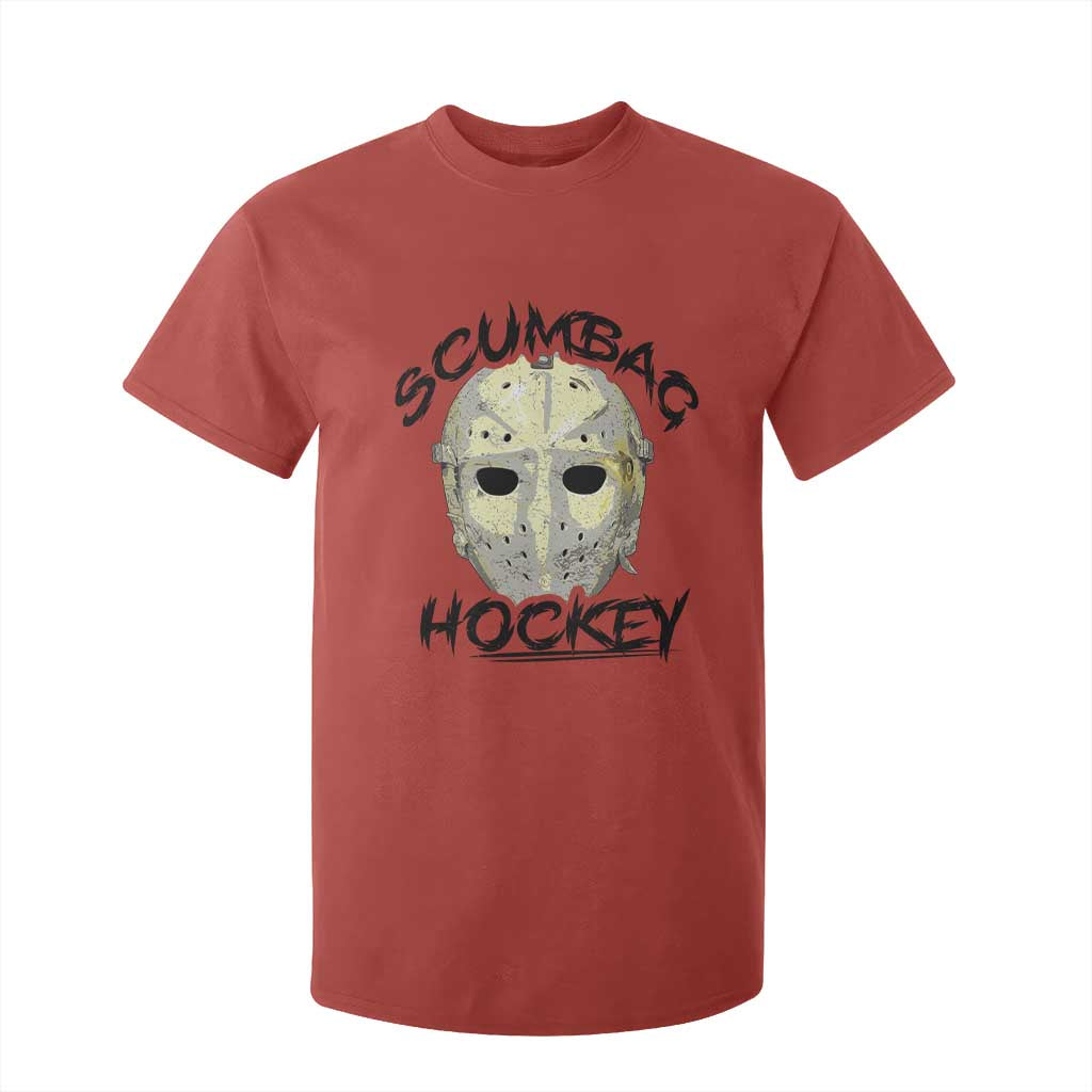 Scumbag Hockey Goalie Mask Vintage Graphic T Shirt For Kid TS02 Red Print Your Wear
