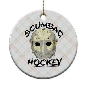 Scumbag Hockey Goalie Mask Vintage Graphic Ceramic Ornament TS02 1pc Christmas Plaid Print Your Wear