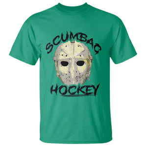 Scumbag Hockey Goalie Mask Vintage Graphic T Shirt TS02 Irish Green Print Your Wear