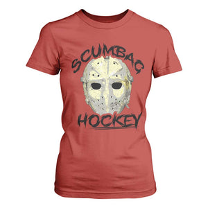 Scumbag Hockey Goalie Mask Vintage Graphic T Shirt For Women TS02 Red Print Your Wear
